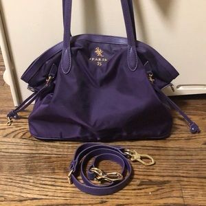 Dark Purple Nylon Tote